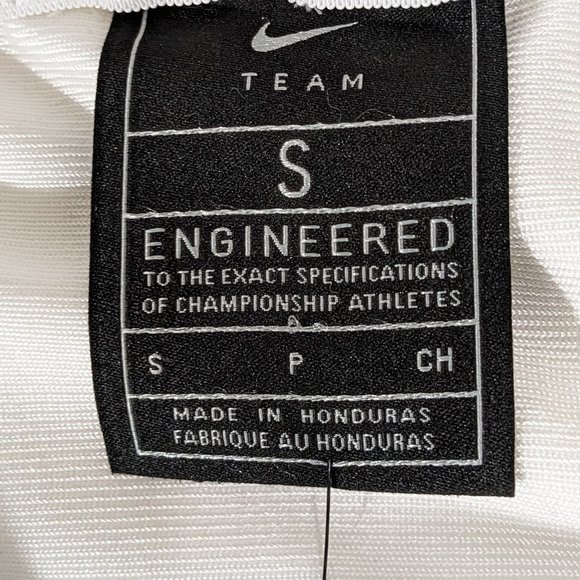 NIKE Alpha Elite Team Engineered Football Pants White / Green Striped Small NWT - Picture 7 of 9